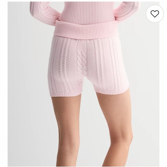 Red Knit Shorts - Picture 4 of 4